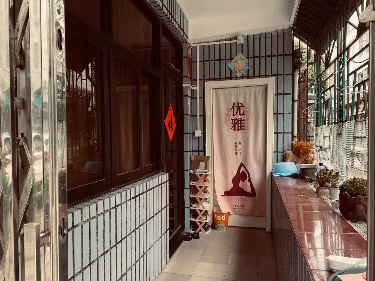 改造前走廊